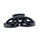 Black Wheel Spigot Plastic Hub Rings 10 Mm Thick For BMW / AUDI / BENZ