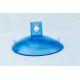 Sticking on glass 85 mm clear color cross hole shape PVC plastic suction cup