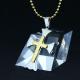 Fashion Top Trendy Stainless Steel Cross Necklace Pendant LPC352