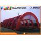 40mx20mx10m Inflatable Party Tent for Paintball Field Orange / White