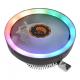 Aluminum PC Case Heatsink CPU Air 20dBA Low Noise Cooler Fan 58CFM Multicolor Light