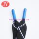 blue color ABS plastic shoelace tips Drawcord end cap tips