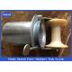 Bell Mounth Underground 100mm Steel Cable Roller With Nylon Roller