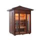 Canadian Hemlock Wooden 3 Person Outdoor Dry Sauna With Windows