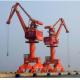 Customized 10.5-16m Span Harbour Portal Crane For Pilling Containers