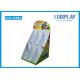 2 Tier Cardboard Corrugated Counter Display Stands For Supermarket Retail