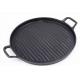 BBQ Pre Seasoned Cast Iron Griddle Pan With Superior Heat Retention