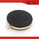 2019 Fashion 142 mm light gold round shape metal box purse frame with plastic shell