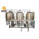 Stainless Steel 3 Vessles 500L Mini Brewery With 8 Fermentation Tanks