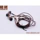 3.5mm wired wooden stereo headphone/earphone/headset with voluem contronller and mic