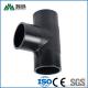 Hdpe Pipe Fittings Hot Fusion Tee Pipe Fittings For Water Supply And Drainage