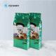 Glossy Flat Bottom Side Gusset Bag Pet Food Bag   1kg Large For Dog Cat Food