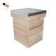 3 Layers 20mm Unassembled National Bee Hive With Metal Roof