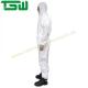 Hydrophobic Nonwoven Disposable Lab Coat With Zip Closure