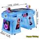 Blue coin-operated amusement machine Two Person Arcade Fishing Joystick Game Console