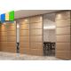 Foldable Room Partition Wall Aluminium Sound Proof Hotel Sliding Door Partition