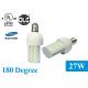 Water Resistance 27W 180 Degree Corn Led Light Bulbs , CE ROHS Certificated