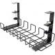 Non-folding Rack Desk Wire Management with No Drill Cable Organizer Clamp Included