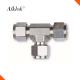 Durable Stainless Steel Union Tee 3000PSI AFK-1/4 3/8 1/2 3/4 With CE Approval