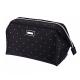 Digital Printing  Black Travel Portable Polyester Cosmetic Pouch