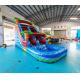 Colorful 18OZ PVC Outdoor Inflatable Water Slides For Public