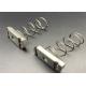 Silver Color Ss316 Strut Channel Nut Cold Rolled With Springs 6MM Thickness