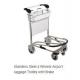 Easy Operation Airport Luggage Trolley 250 Kg Loading Capacity Modern Style