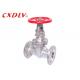 Metal Seated Flanged Gate Valve Stainless Steel CF8 / CF3 For Gas Oil