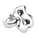 Lovely Custom Stainless Steel Rings , Trendy Gold Plated Rings For Womens