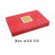 Brown Food Grade Cigar Gift Paper Box with Tissue Paper Printed