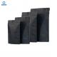 Matte Black Zipper Doypack Mylar Stock Packaging Bags
