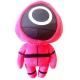 15cm Themed Pink Soldiers Squid Game Plush Toy Cotton For Children