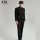 TR Fabric Custom Men's Suit Slim Fit Business Casual Formal Wear for Wedding Dress