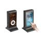 Black 10 inch Advanced L-Shaped Desktop HD LCD Screen Advertising Player with Menu Power Bank