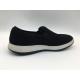 Black Comfortable Canvas Leisure Shoes ODM OEM With One Unit TPR Outsole
