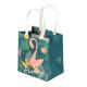 Printed Coloured Paper Carrier Bags Purse Packaging Rivet Flat Paper Handle