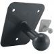 Matte Black Powder Coated Carbon Steel Bike Rack Wall Mount Bracket Ball Head Black