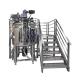 Vacuum Making Mixer Machine Emulsifying Homogenizer Tank SUS304/316 Large mixing and emulsifying machinery