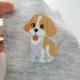Shiny Pattern Cartoon Pictures Iron Silicone Heat Transfer Labels For Kids Clothing