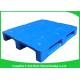 Heavy Duty Blue Plastic Pallets Storage Equipment Racking System Customized