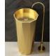 304 Stainless Steel Column Pedestal Sink For Hotel Clubhouse Bathroom