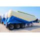 40m3 bulk cement tanker semi trailer 50ton load V type silo bulk powder tank trailer