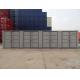 Grey Ocean Shipping Containers Length 12192MM Corner Casting High Efficiency