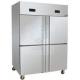 4 Doors Commercial Stainless Steel Upright Freezer 900L 32 Cu Ft