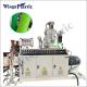 PE PVC HDPE Corrugated Pipe Extruder Machine 180kg/H Capacity