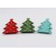 Novelty Hand Painted Christmas Tree Dinner Plates Dolomite Candy Dish