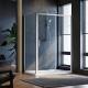 Stainless Steel Shower Door Bathroom Tempered Glass Shower Enclosure Room