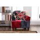 antique British flag fabric leisure chair,#2024