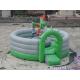 Small Inflatable Gladiator Joust , Inflatable Amusement Park With Green / Grey