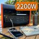 25kg LiFePO4 2200W 2500W 2000W Portable Power Station for Outdoor Emergency Energy Storage